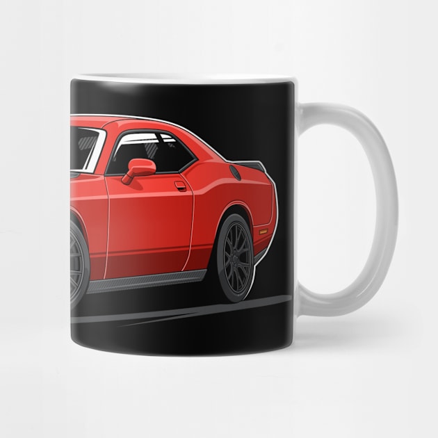 Challenger Hellcat (red) by afrcreativeart